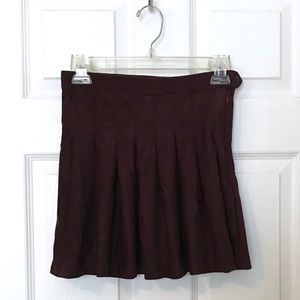 Forever 21 - Maroon Suede Skirt